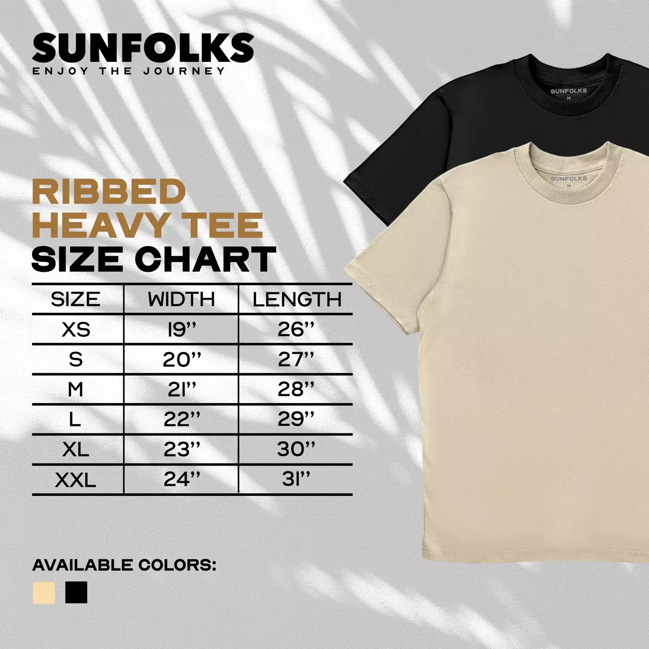 Sunfolks Core Tee - Ribbed Heavy Tee