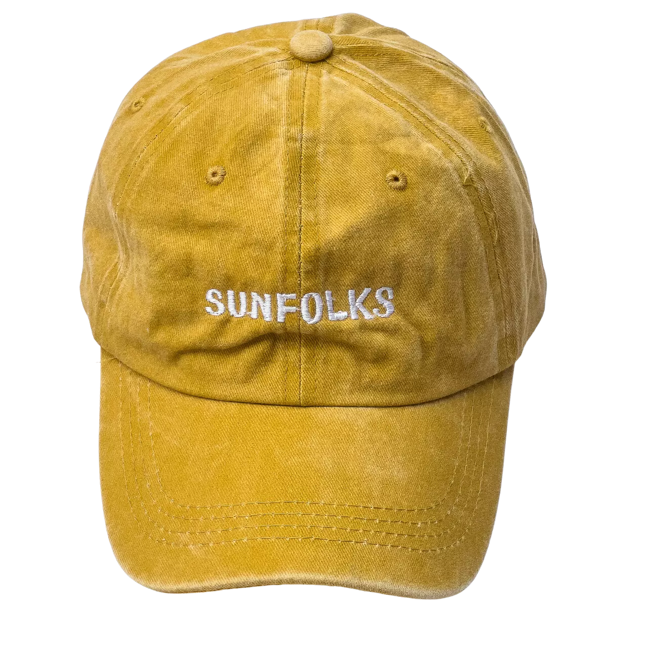 Acid Washed Cap - Mustard