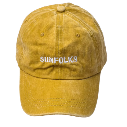 Acid Washed Cap - Mustard