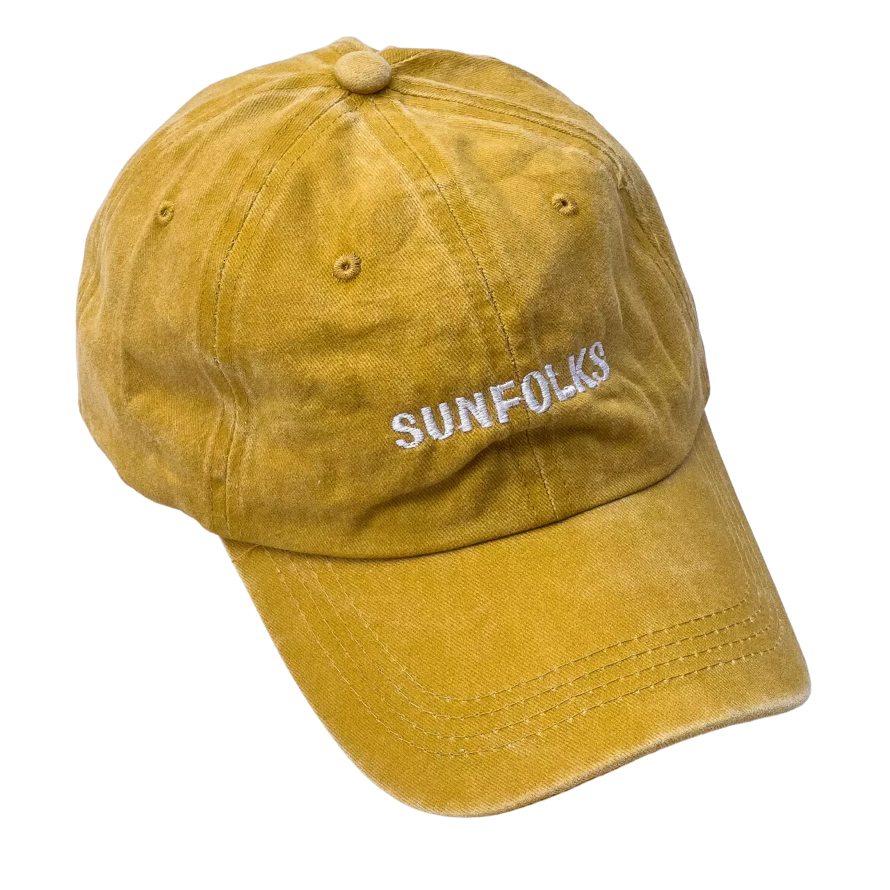 Acid Washed Cap - Mustard