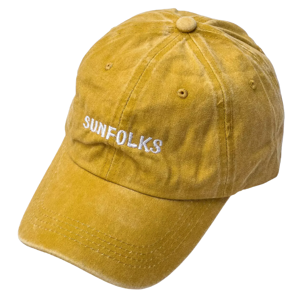 Acid Washed Cap - Mustard