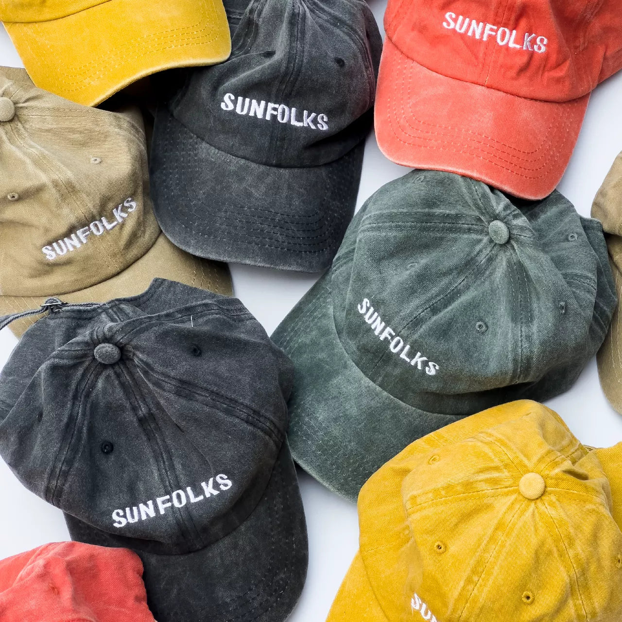 Acid Washed Cap - Mustard