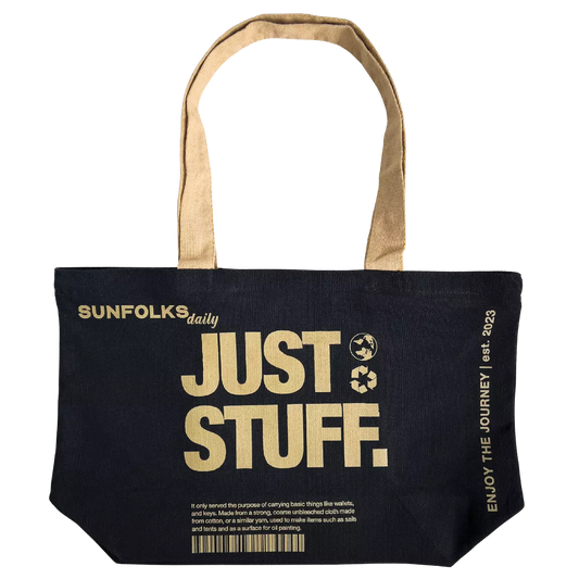 Just Stuff Tote Bag - Black