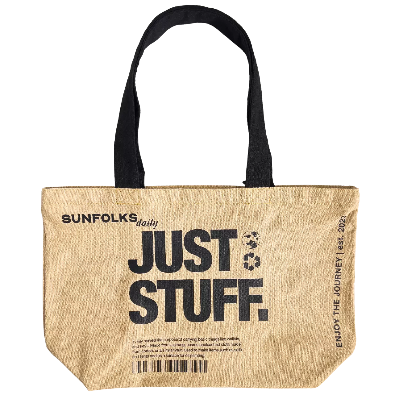 Just Stuff Tote Bag - Beige