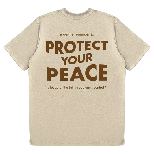 Protect your Peace - Ribbed Heavy Tee
