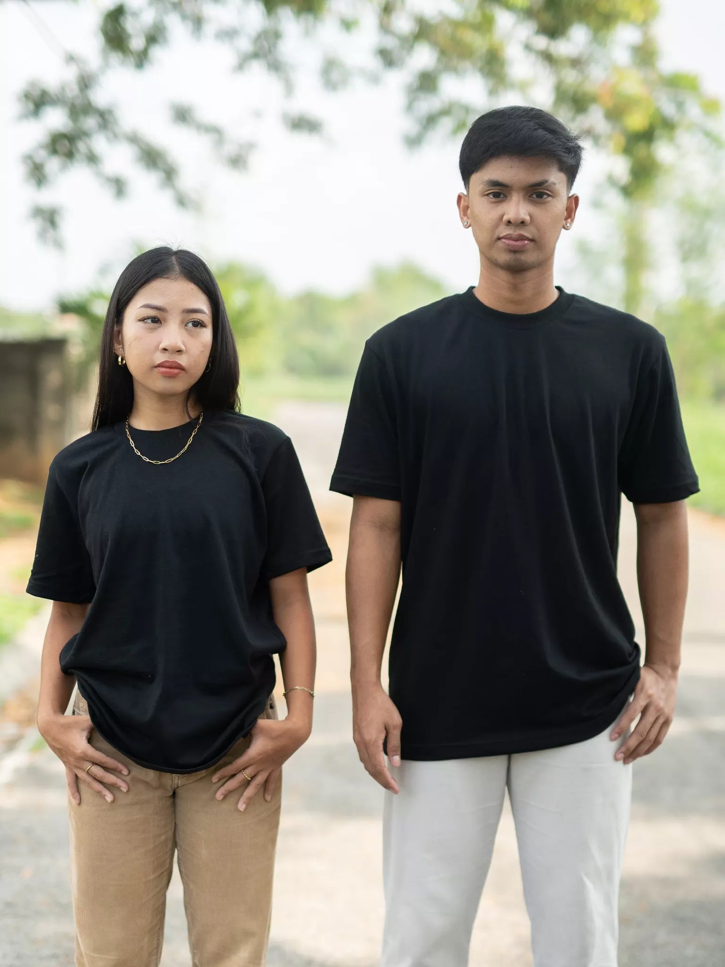 Ribbed Heavy Tee - Black