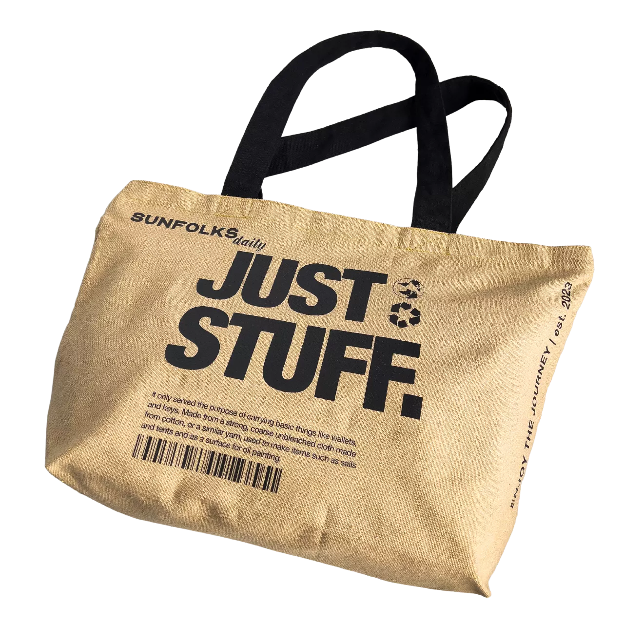 Just Stuff Tote Bag - Beige